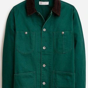 J crew lightweight twill chore jacket